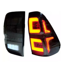 LED Smoked Black Rear Tail Light for Toyota Hilux SR5 SR N80 2015-On Dual Cab