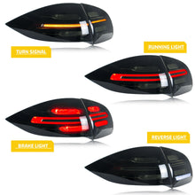 LED Black Tail Lights for Porsche Cayenne 2011-2014 958 Sequential Rear Lamps