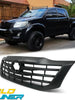 Grey Front Grill Replacement for Toyota Hilux 2011-2015