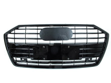 S6 Style Black Front Grille for Audi A6 C8 2019-2023 fg265