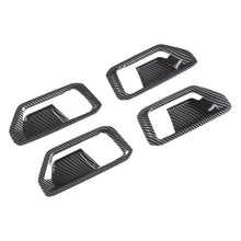 4pcs / Set Carbon Fiber ABS Inner Door Handle Trim For Toyota Land Cruiser FJ 2026+