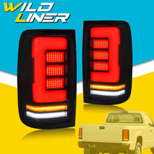 For VW Amarok 2010-2022 Smoked LED Tail Lights Sequential Rear Lamp Assembly Pair
