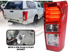 Pair LH+RH Tail Light Lamp 3HB ( With Globe) LED For Isuzu D-Max 2012-2014