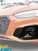 Left+Right Fog Light Grille Covers Bezels Fit Audi A5 S5 B9 2020-2024