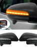Side Mirror Cover Trim Protector for Toyota Hilux SR SR5 2016-2023+ Dynamic LED