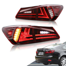 Full Red LED Tail Lights Assembly for Lexus IS250 IS350 IS200d ISF 2006-2013