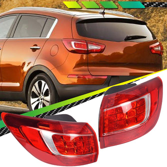 Pair LH+RH Tail Light Lamp (Non LED) For Kia Sportage SL 2010~2014
