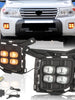 2pcs LED Daytime Running Light Fog Lamps For Toyota Land Cruiser LC200 2012-2015