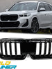 Gloss Black Kidney Grille for BMW X1 U11 U12 2023-2025 SUV Front Grill