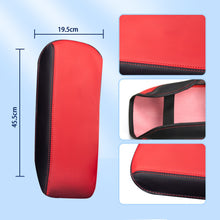 Car Center Console Armrest Cover Protector Mat Red For 2019-2025 Mazda 3