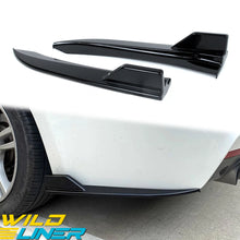 Glossy Black Rear Bumper Splitters Side Canards for BMW 3-Series F30 F31 M Sport 2012-2018