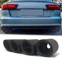 AK Style Matte Carbon Fiber Exhaust Tip Upgrade 65mm Inlet