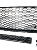 RS5 Style Badgeless Gloss Black Honeycomb Front Grille For Audi A5 S5 B9 2017–2019
