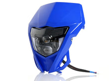 LED Headlight w/ Blue Fairing For Yamaha WR250F WR450F 2008-2025 2026 Hi-Lo Beam