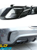 Black Exhaust Pipe Muffler Tips for Mercedes Benz C117 W117 CLA45 W176 A45 AMG et47