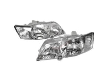 Pair Headlight + Eyelids For Holden Commodore VY Executive Acclaim S 2002 2003