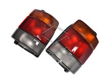 Pair Rear Tail Light Lamp (Smokey) For Holden Commodore VN Ute / Wagon 1988-1991