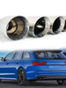 UNIVERSAL 70mm Inlet Chrome Exhaust Tips for Audi Mercedes BMW