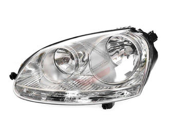 LH LHS Left Head Light Lamp Chrome For Volkswagen VW Golf MK5 V 2004-2008