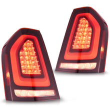 Red LED Tail Lights Assembly for Chrysler 300 2011-2014 Rear Lamps