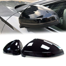 Glossy Black Side Mirror Cover Caps for AUDI B9 A4 S4 RS4 A5 S5 RS5 2018-2024