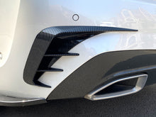 Gloss Black Rear Bumper Side Vent Splitter for BMW 3-Series G20 m340i 330i M-Sport 2019-2022