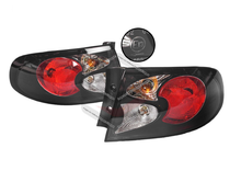 Pair Tail Light Rear Lamp Black For Holden Commodore VT VU VX 1997-2002 - Sedan Only