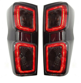 Smoke Sequential LED Tail Lights Rear Lamp for Isuzu D-Max DMax 2020-2024