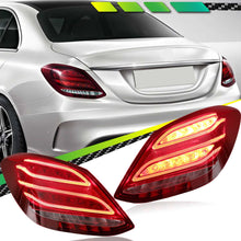 LED Tail Lights Assembly For Mercedes-Benz C Class W205 2016-2020 C450 AMG Rear Lamps