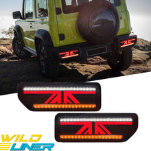 Black LED Tail Light Assembly For Suzuki Jimny JB74W 2019-2024 Rear Brake Lamp W/ Turn Signal