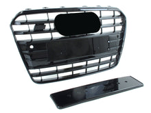 Gloss Black S5 Style Front Bumper Grille For Audi A5 S5 B8.5 2013–2016