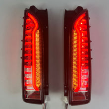 Smoke Black LED Tail Lights Rear Lamps w/ Sequential Turn Signal fit for Toyota Hiace H200 2005-2018