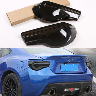 Smoke Tinted Rear Tail Light Lamp Cover Trim For Toyota GT86/Subaru BRZ 2016-2020