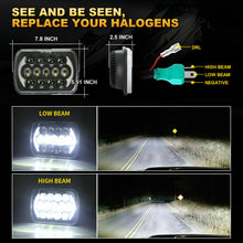 2PC 7x6'' 5x7'' inch LED Headlights Hi/Lo/DRL for 1983-2004 Toyota Hilux Pickup