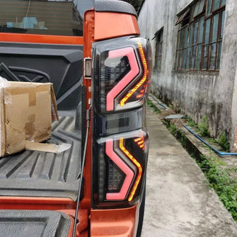 Smoke Black Sequential LED Tail Lights Lamp for Isuzu D-Max DMax 2019-2024