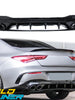 Gloss Black Rear Diffuser + Exhaust Tips for Mercedes CLA W118 C118 CLA35 CLA45 AMG 2020-2023 di115