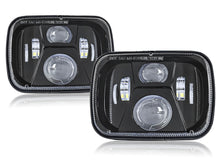Pair 7x6 5x7 LED Headlight Hi/Lo Beam With DRL For Toyota LandCruiser 75 78 79 Hilux LN106 H6054