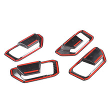 4pcs / Set Carbon Fiber ABS Inner Door Handle Trim For Toyota Land Cruiser FJ 2026+
