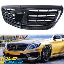 Gloss Black Front Bumper Grille Grill for Mercedes Benz S W222 Sedan 2014-2020 fg249