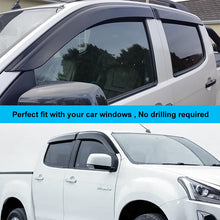Injection Weather Shields Weathershields Window Visors For Isuzu D-max Dmax / Holden Colorado Dual Cab 2012-2020