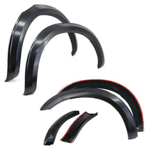 6pcs Matte Black Slim Style Fender Flares Guard for Isuzu D-Max RG DMAX Dual Cap 2021-2023 Front & Rear