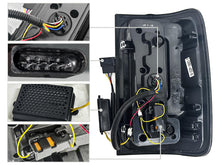 For VW Amarok 2010-2022 Smoked LED Tail Lights Sequential Rear Lamp Assembly Pair