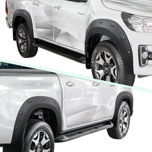 Black Fender Flares Wrinkle Wheel Arch for Toyota Hilux Revo Rocco 2018-2020