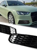 For 2017 2018 2019 Audi A4 B9 S-line S4 Fog Light Grille Honeycomb Mesh Grill Cover Left+Right