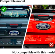 Black Rear Tailgate Handle Cover Trim For Ford Ranger Next Gen PY 2022-2024 XL XLT