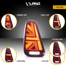 RED LED Tail Lights For 2001-2006 Mini Cooper R50 R52 R53 W/Sequential