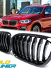 Glossy Black Front Kidney Grille Grill For 2019-2021 BMW X3 G01 X4 G02 fg44