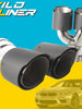 Matte Carbon Fiber Quad Exhaust Tips for BMW G30 5-Series M-Sport 2017-2023