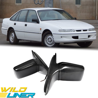 Pair Electric Door Mirror Assembly Black For Holden Commodore VN VP VR VS Statesman Caprice VQ VR VS