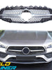 Black/Silver Diamond Front Grill for Mercedes CLA C118 2020-2023 fg94